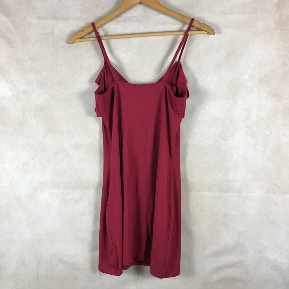 PRINCE & FOX AERO Red Ruffle Mini Tank Dress NWT SMALL - Picture 2 of 5